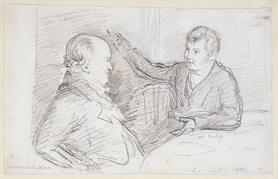 William Blake in Conversation with John Varley, September 1821 by John Linnell